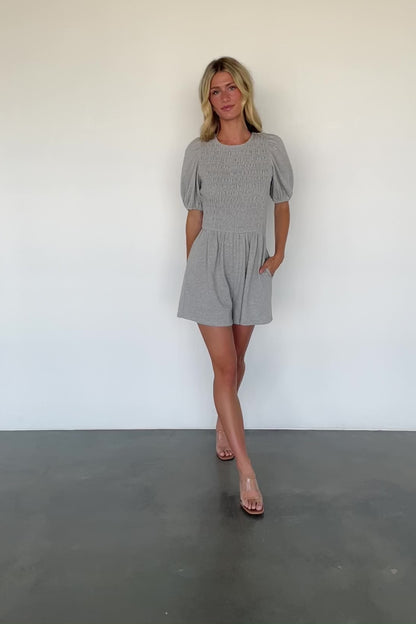 Beaumont Romper | Heather Gray