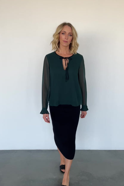 Cambridge Top | Emerald