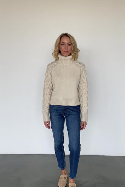 Vonn Turtleneck Sweater | Ivory