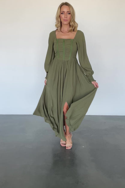 Maddalena Maxi Dress | Olive