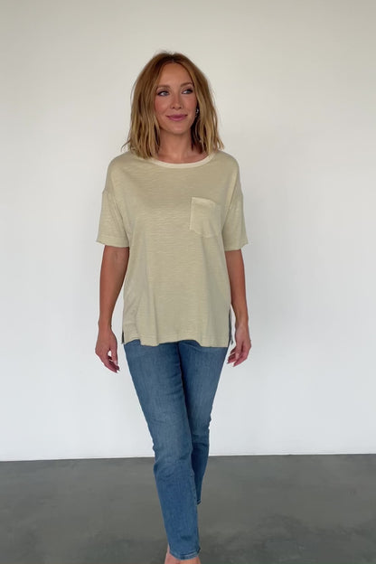 Hana Relaxed Tee | Pistachio