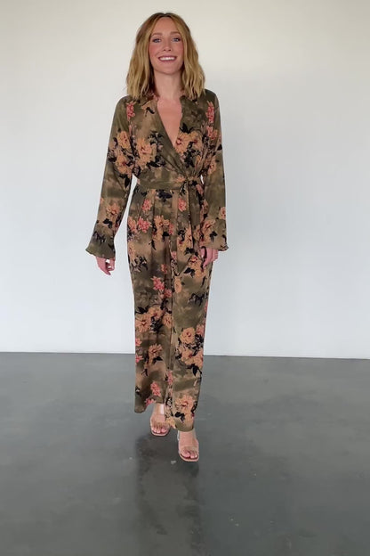 Henderson Jumpsuit | Olive Multi