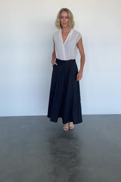 Shaylyn Maxi Skirt | Black