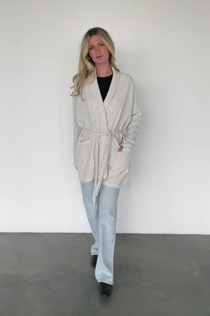 Clairemont Cardigan | Light Gray