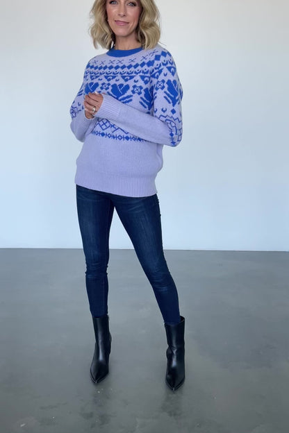 Lucerne Sweater | Blue Multi