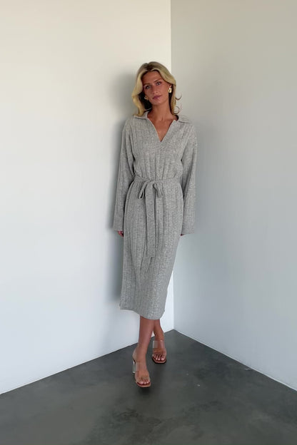 Barrie Sweater Dress | Gray