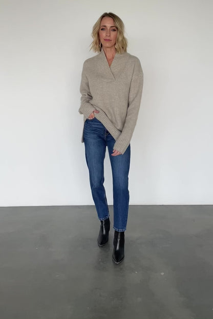 Calgary Oversized Sweater | Oatmeal