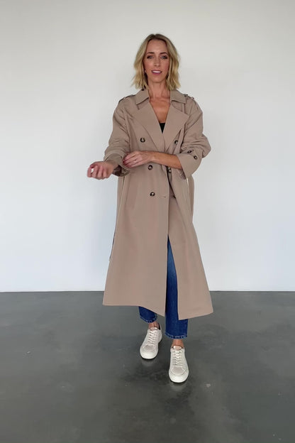 Elias Trench Coat | Beige