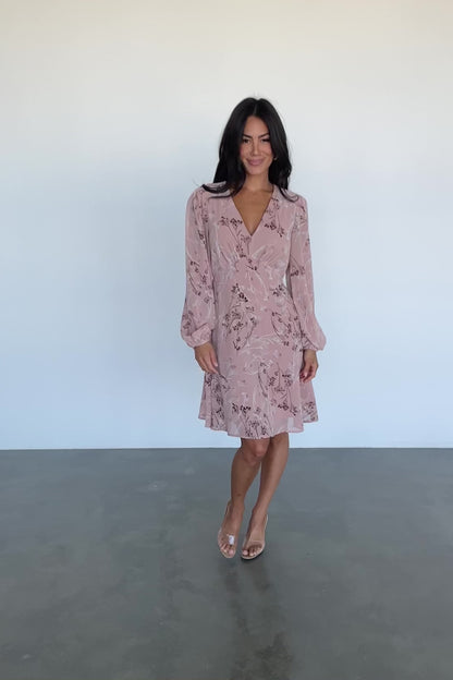 Rosalind Short Dress | Vintage Blush