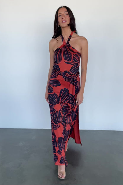 Palma Column Dress | Sienna + Navy