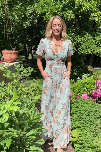 Ardley Maxi Dress | Sage Floral