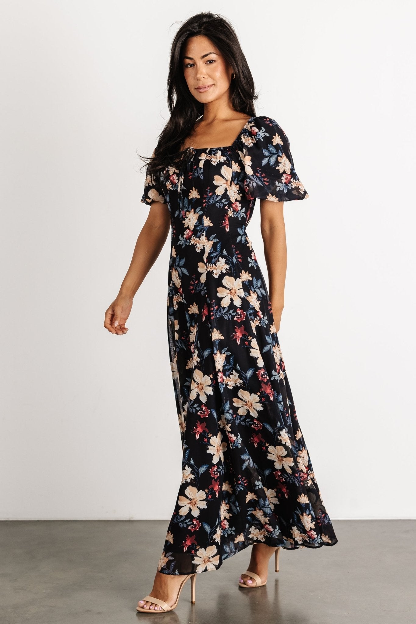 Raelynn Maxi Dress | Black Floral - Baltic Born