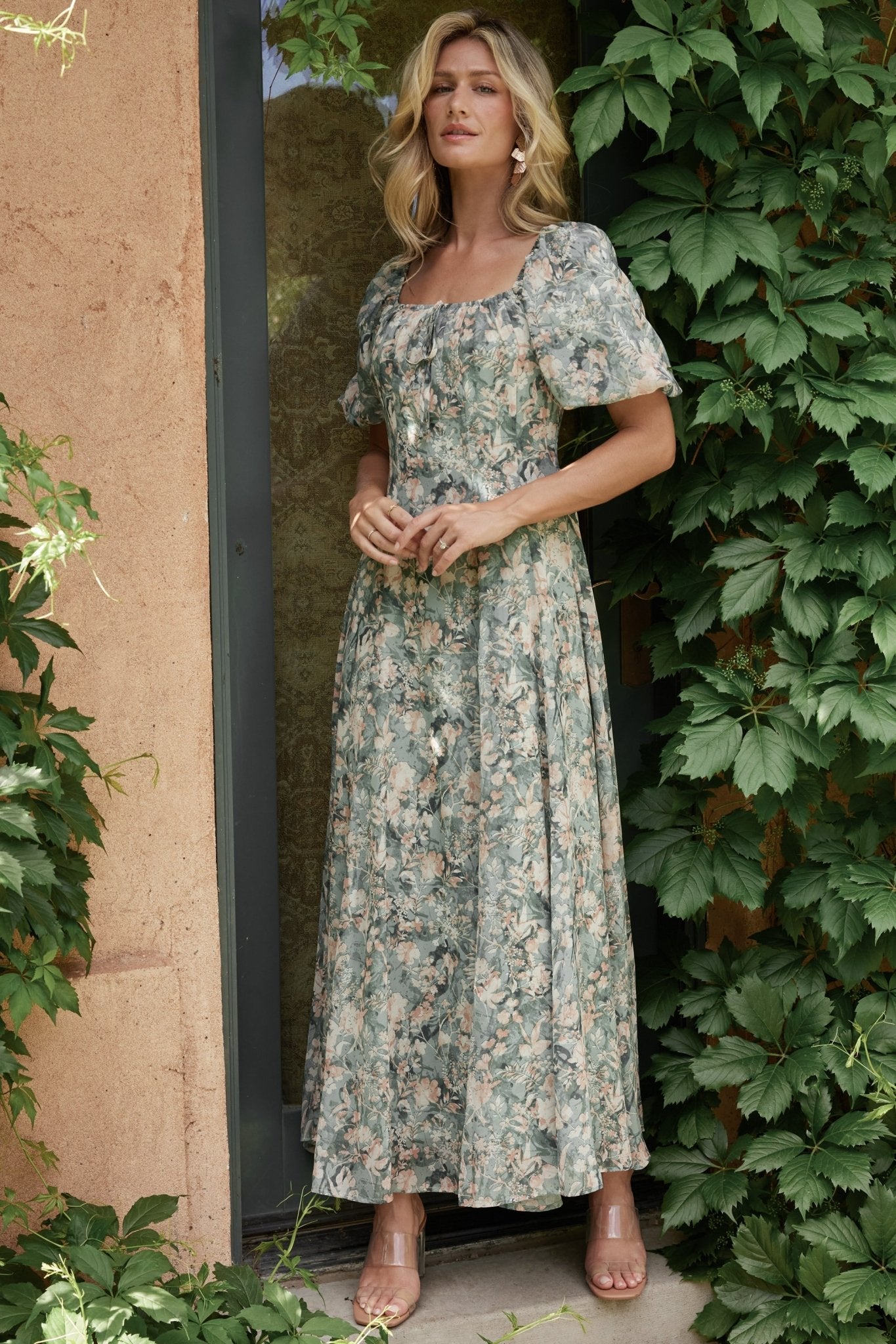 Raelynn Maxi Dress | Sage Floral Raelynn Maxi Dress | Sage Floral