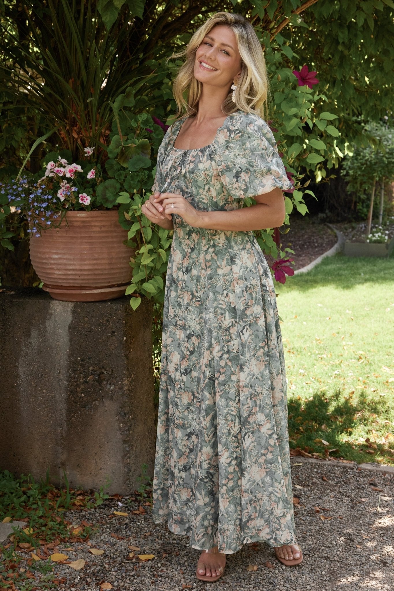 Raelynn Maxi Dress | Sage Floral - Baltic Born