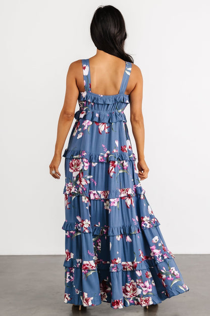 Raine Tank Maxi Dress | Blue Floral - Baltic Born