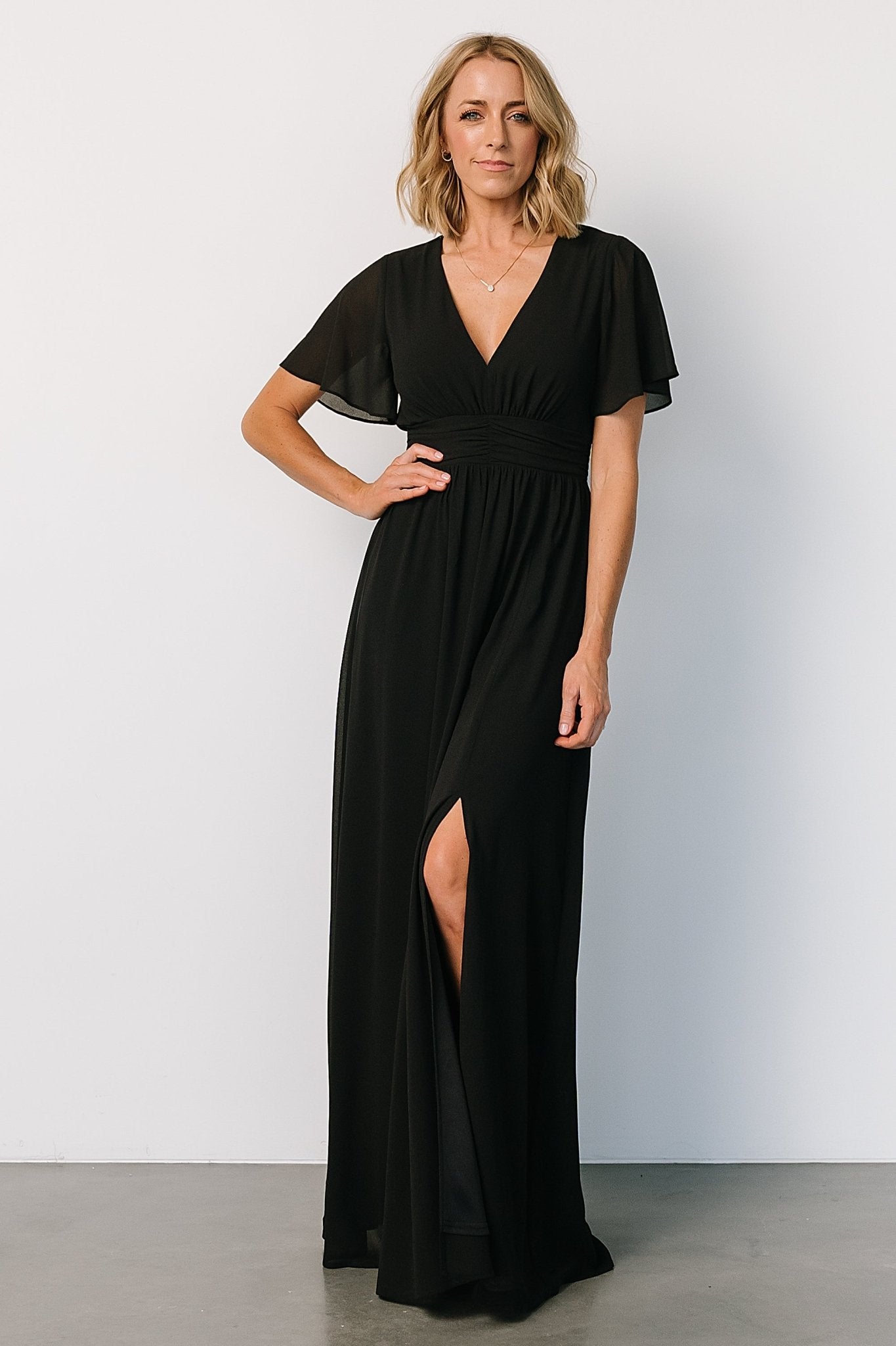 Ramona Maxi Dress | Black - Baltic Born