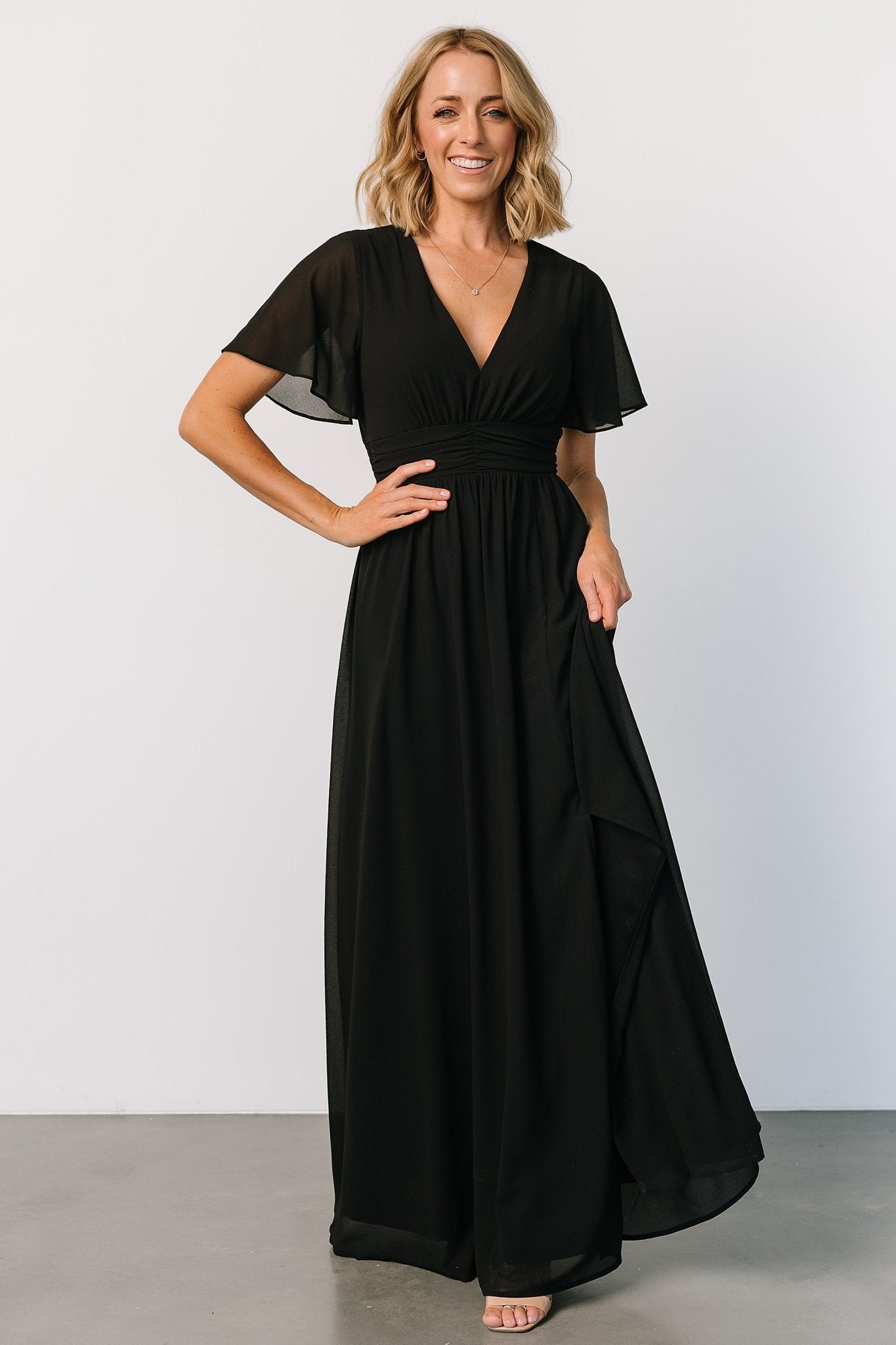 Ramona Maxi Dress | Black - Baltic Born