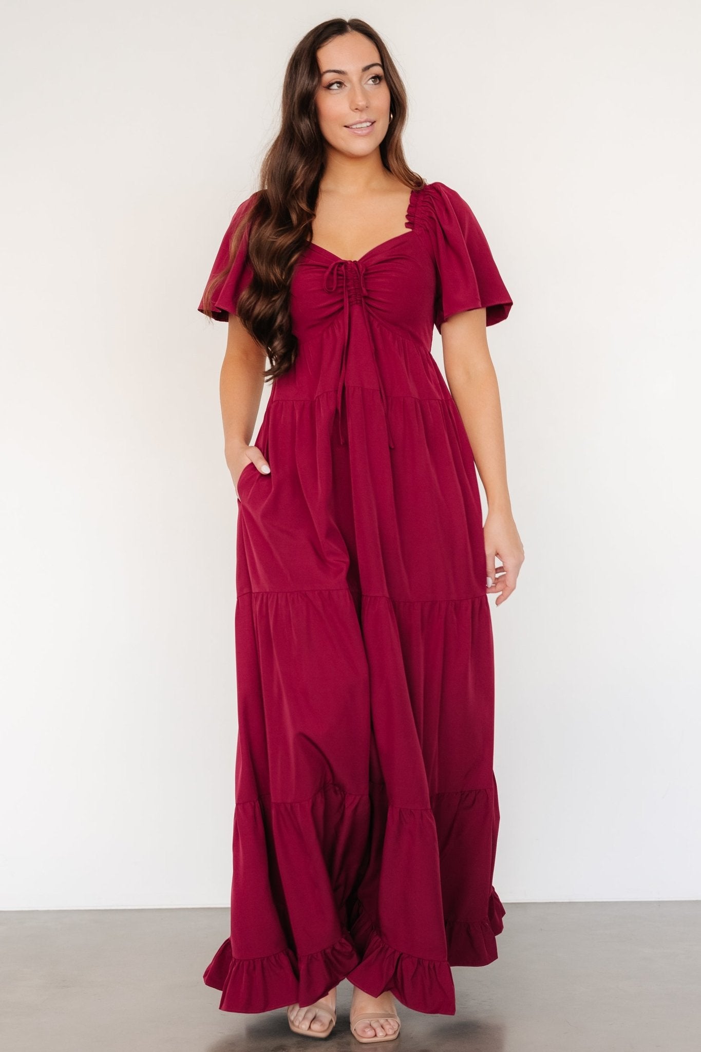 Raya Maxi Dress | Berry - Baltic Born