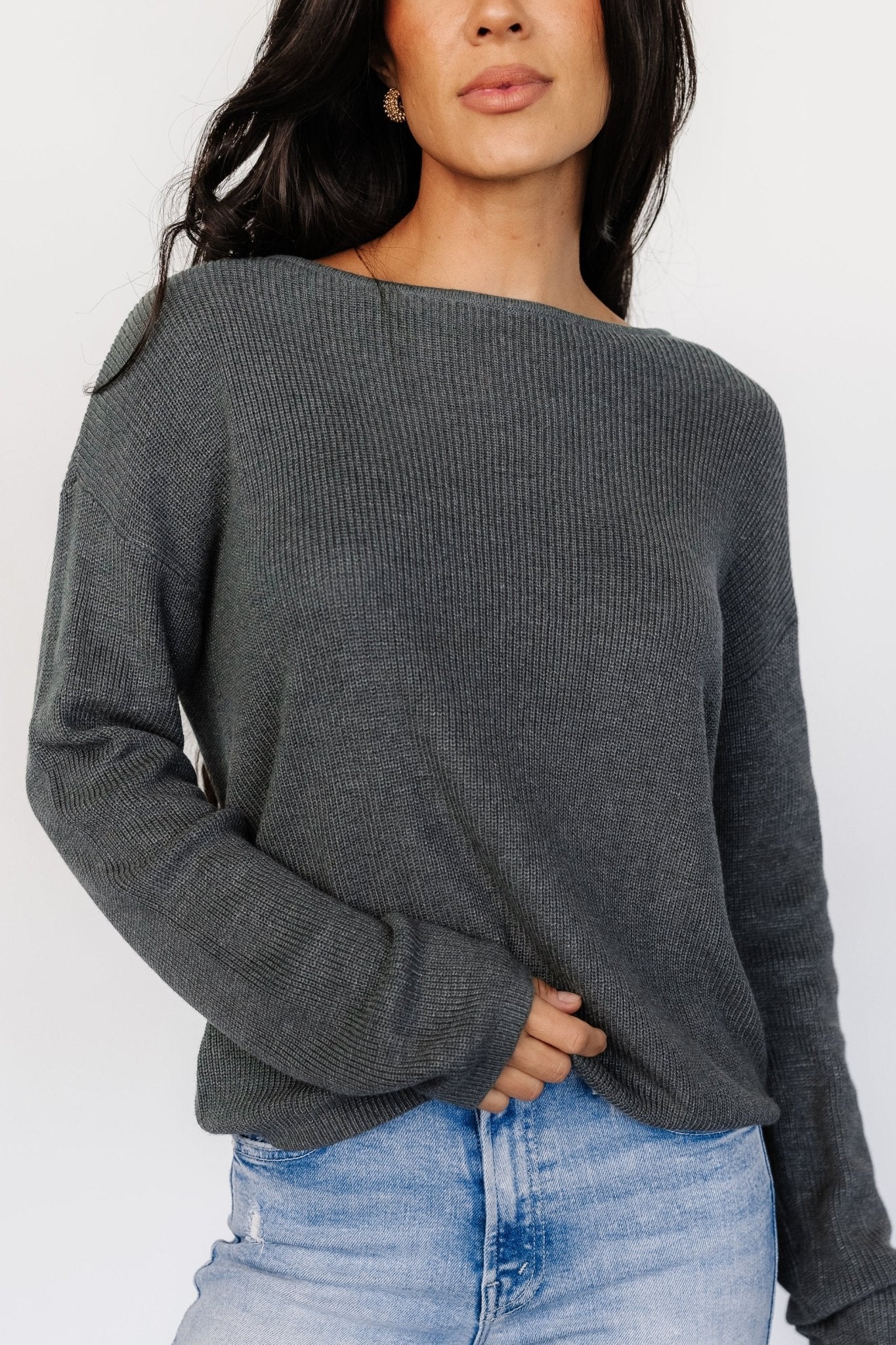 Reese Knit Sweater Top | Balsam - Baltic Born