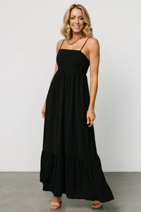 Regan Tank Maxi Dress | Espresso Print