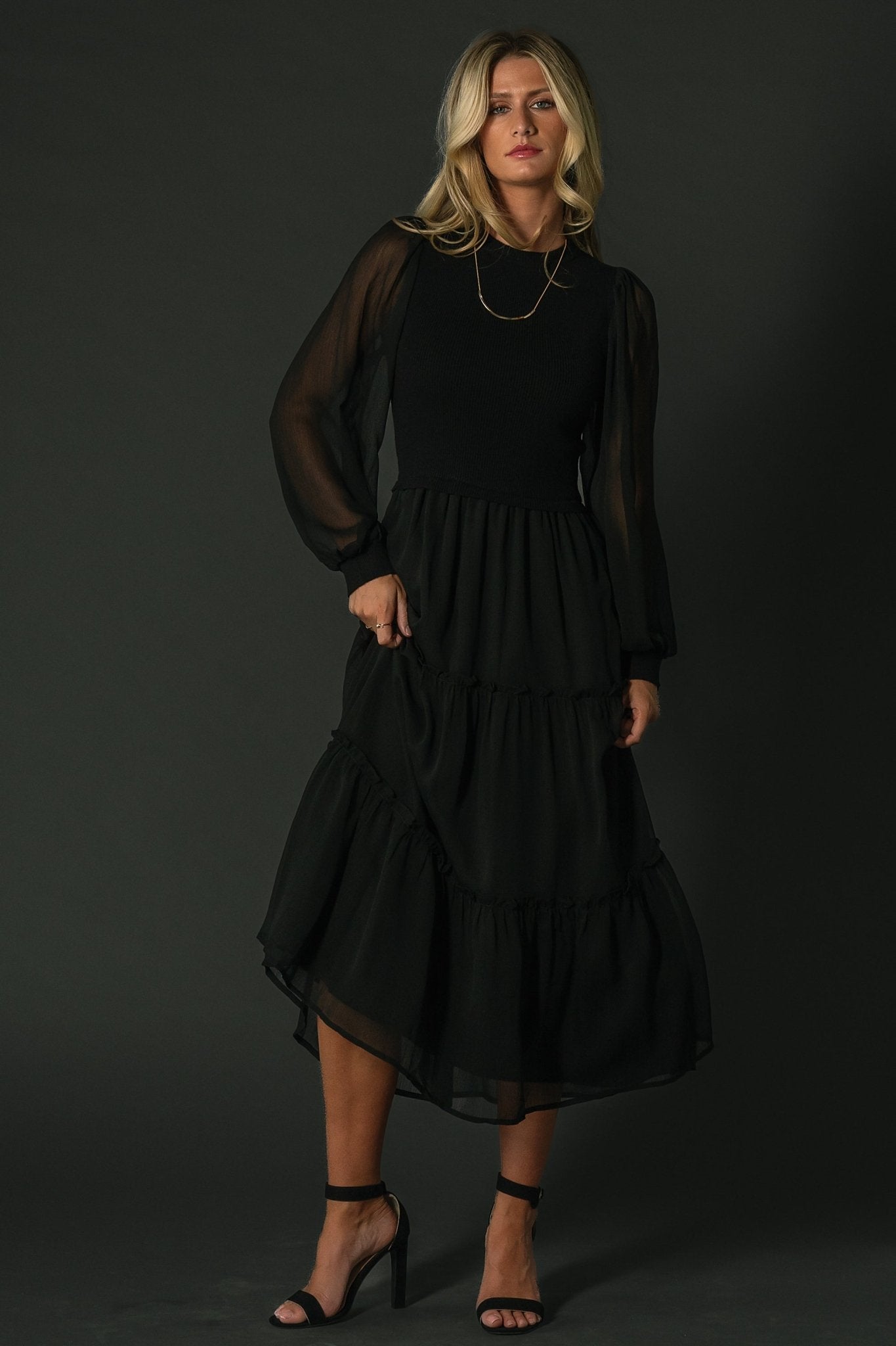 Remi Ribbed Maxi Dress | Black - Baltic Born