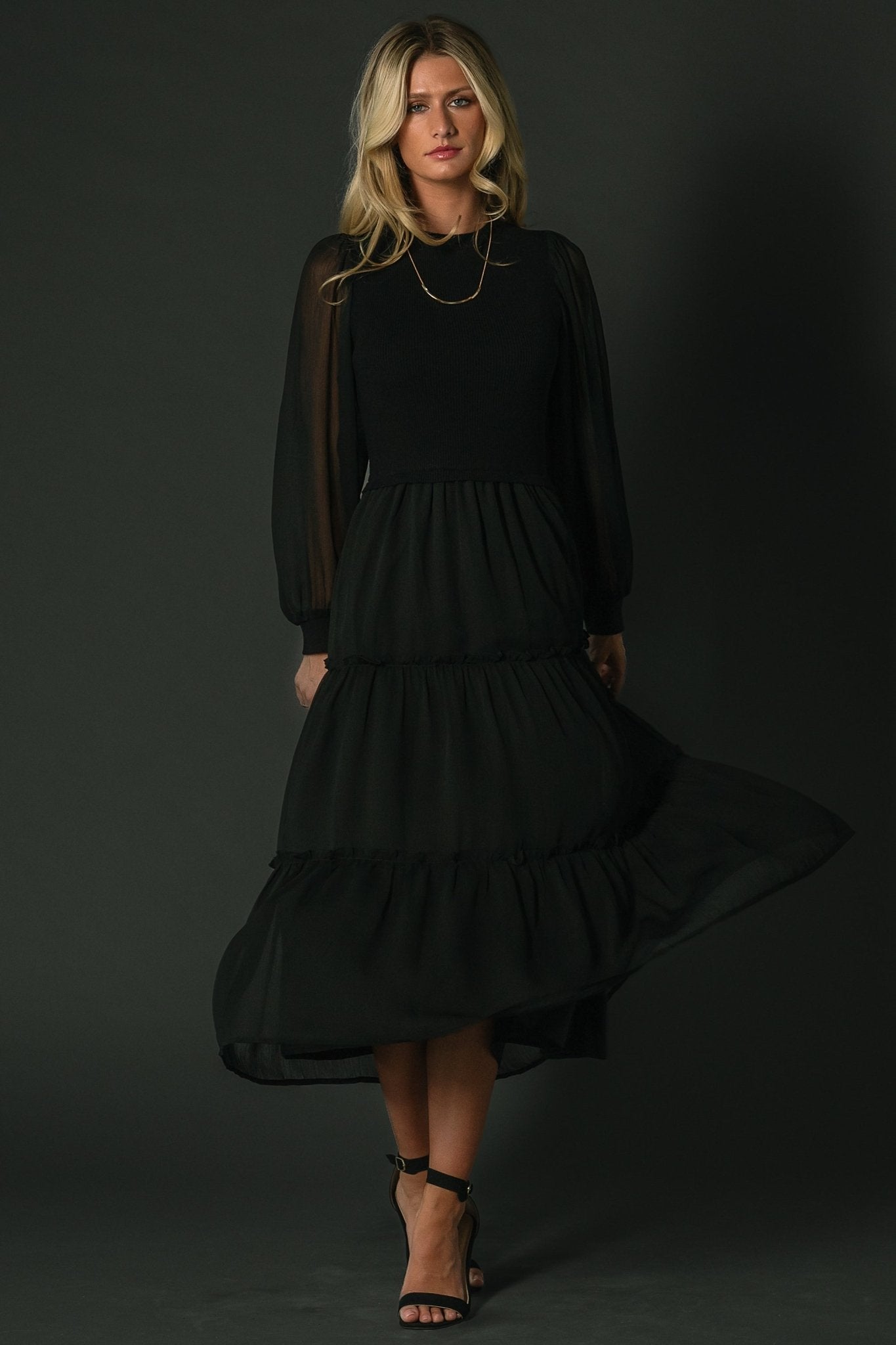 Remi Ribbed Maxi Dress | Black - Baltic Born