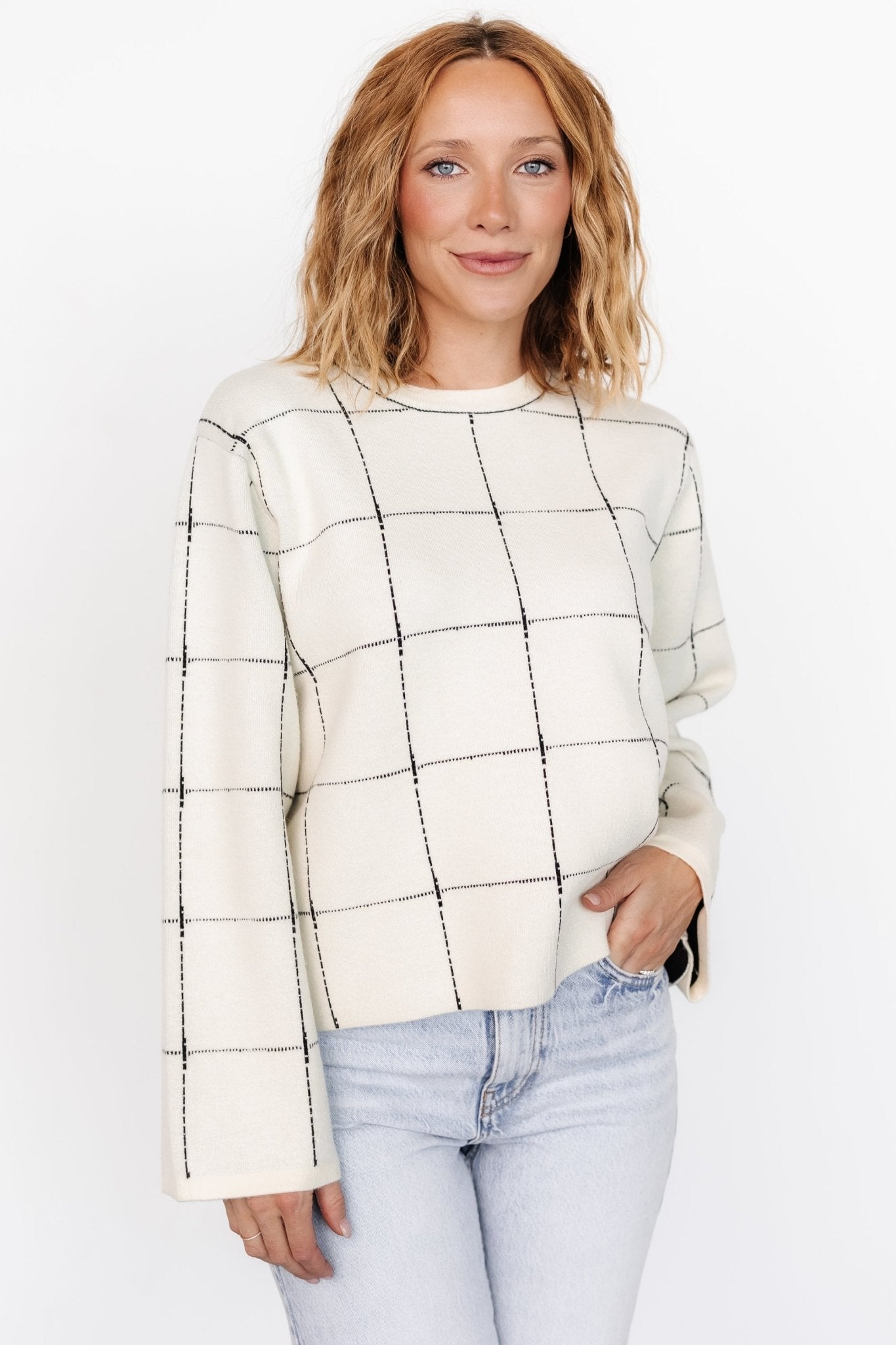 Remington Sweater | Ivory + Black - Baltic Born