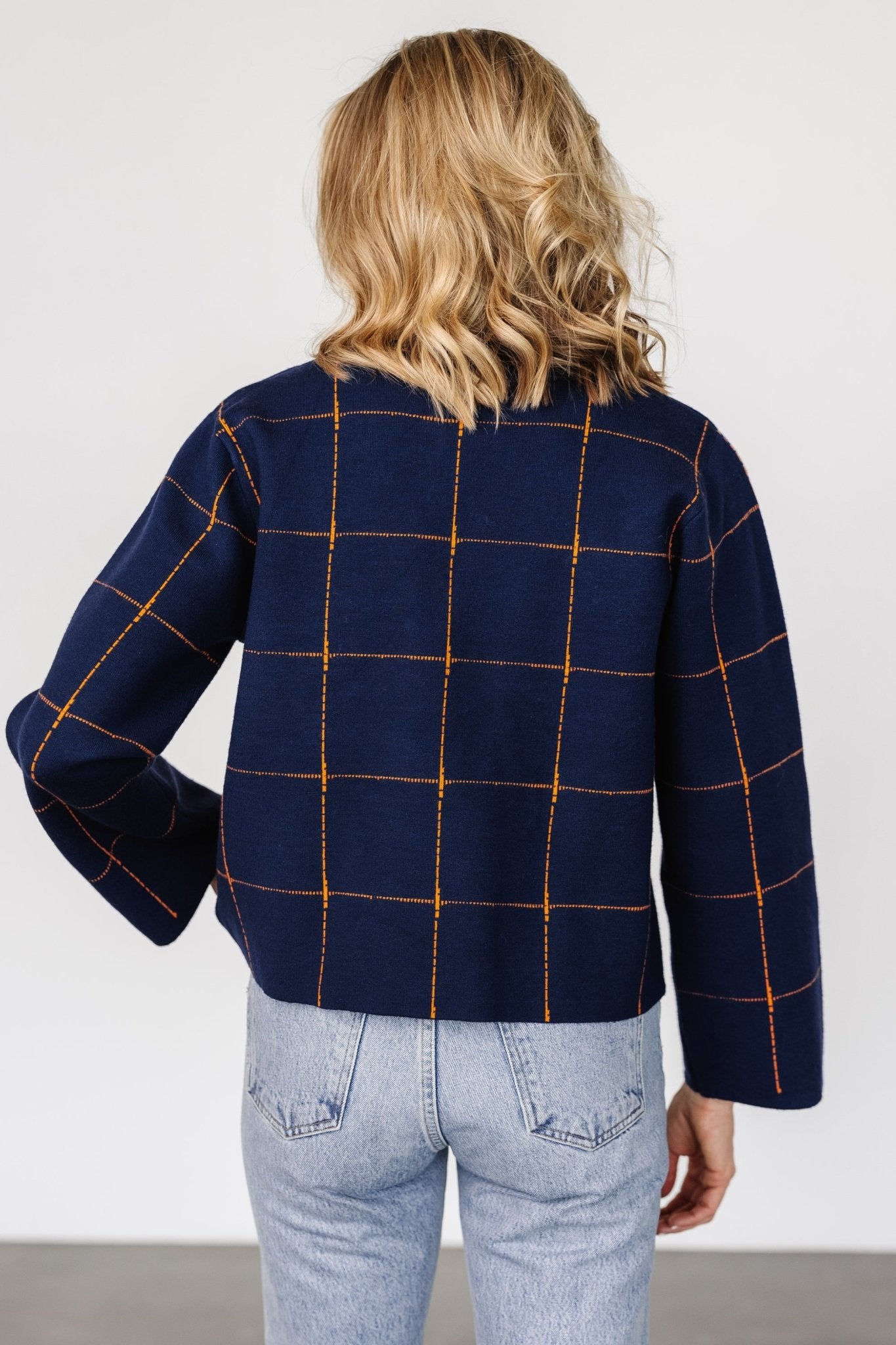 Remington Sweater | Navy + Orange - Baltic Born