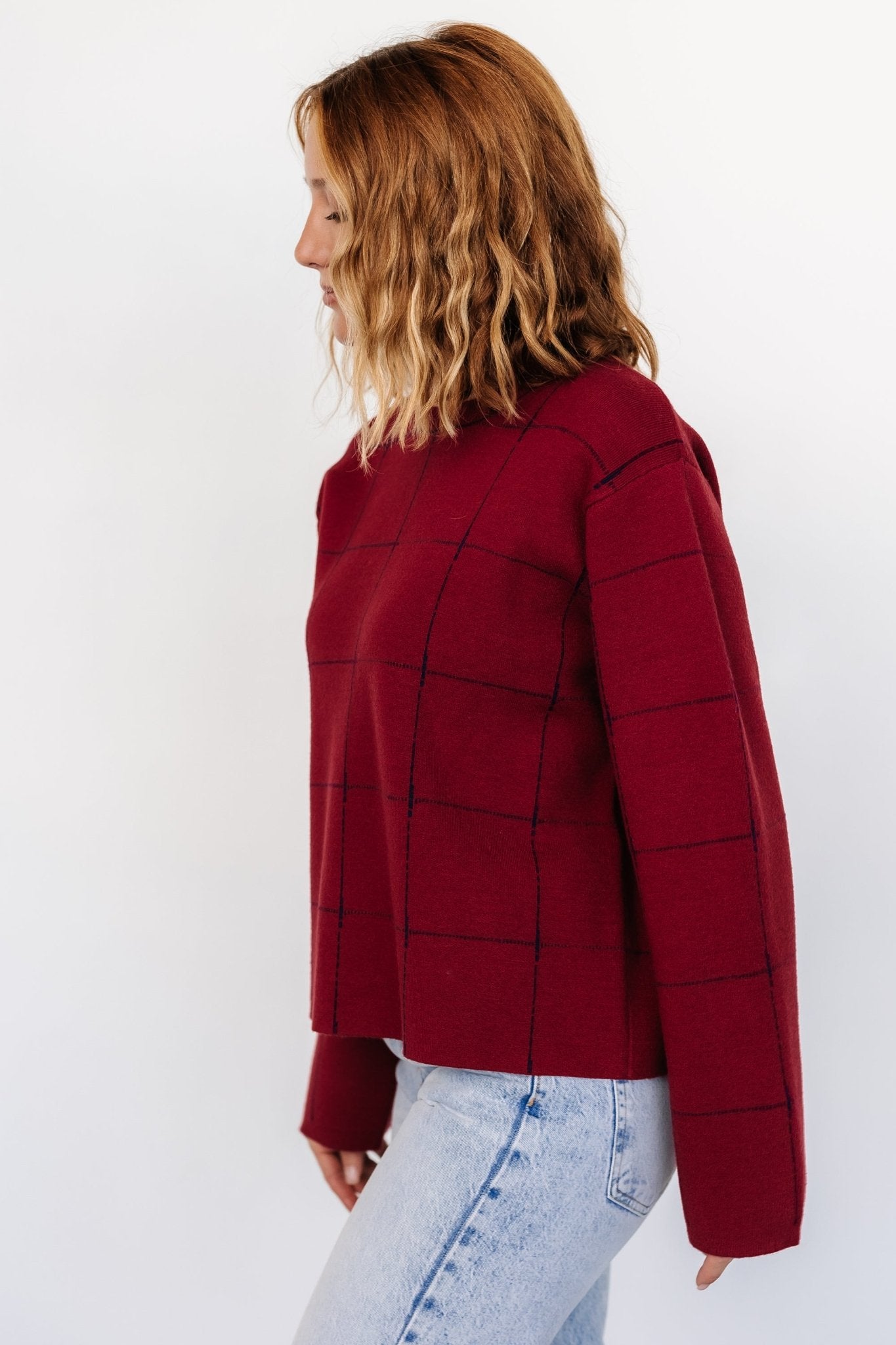 Remington Sweater | Red + Navy - Baltic Born