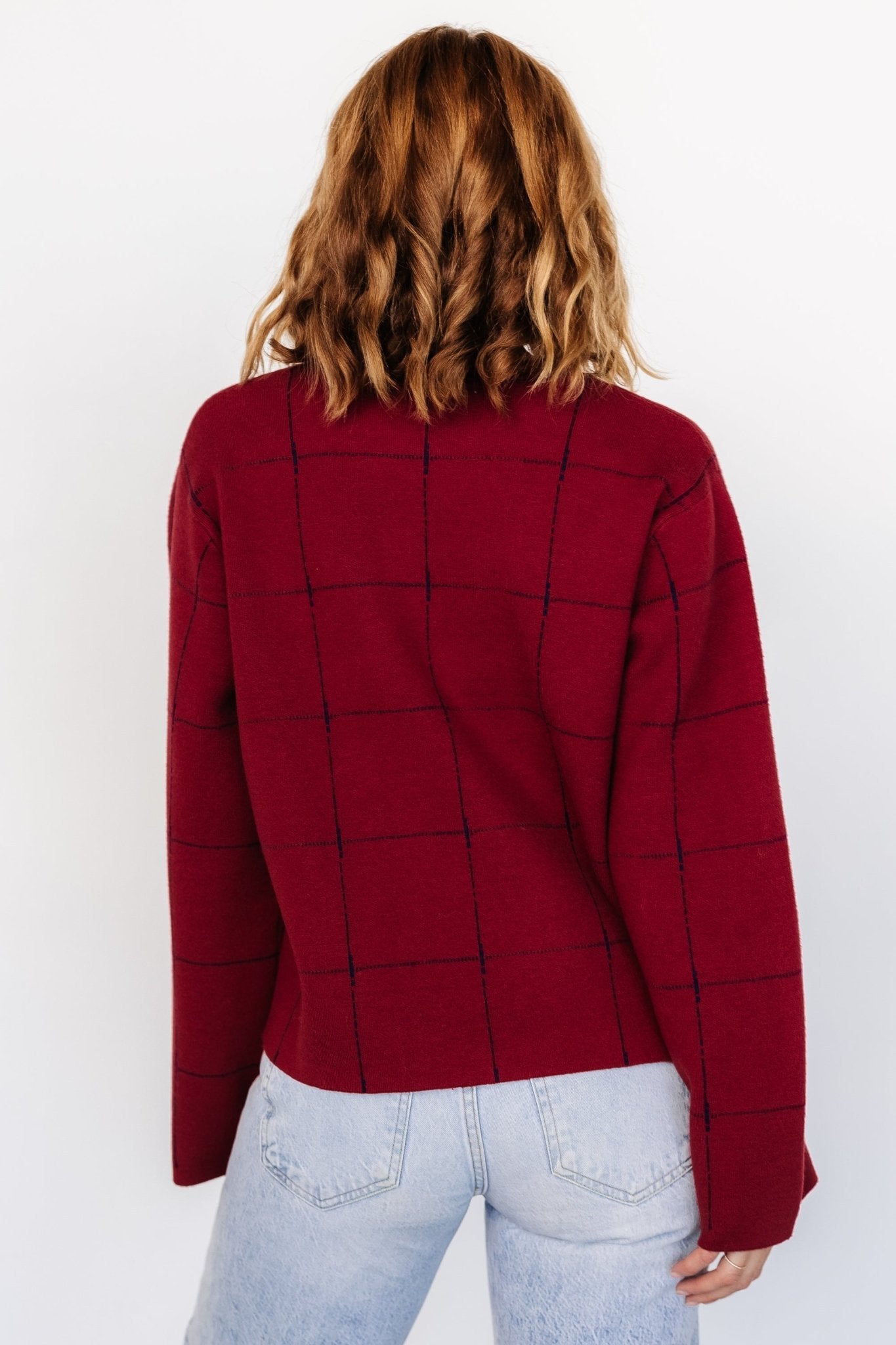 Remington Sweater | Red + Navy - Baltic Born