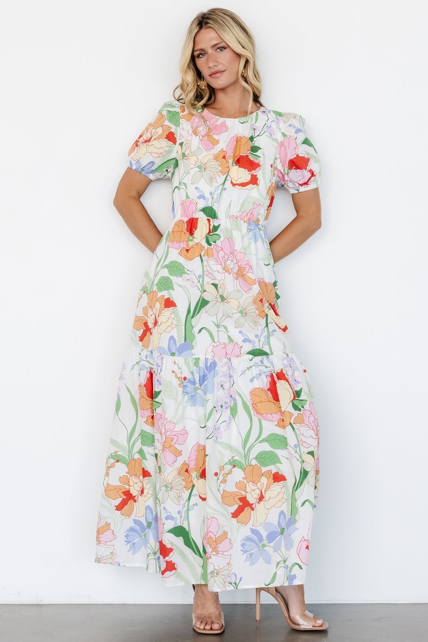 Risette Maxi Dress | Multi Floral - Baltic Born