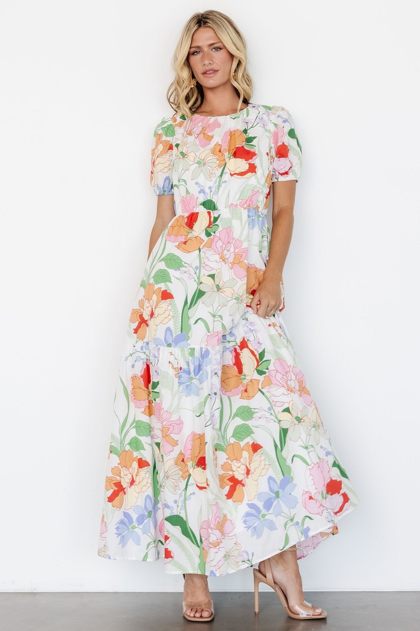 Risette Maxi Dress | Multi Floral - Baltic Born