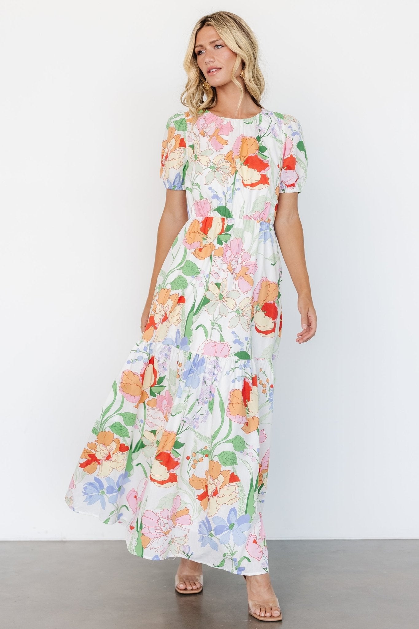 Risette Maxi Dress | Multi Floral - Baltic Born