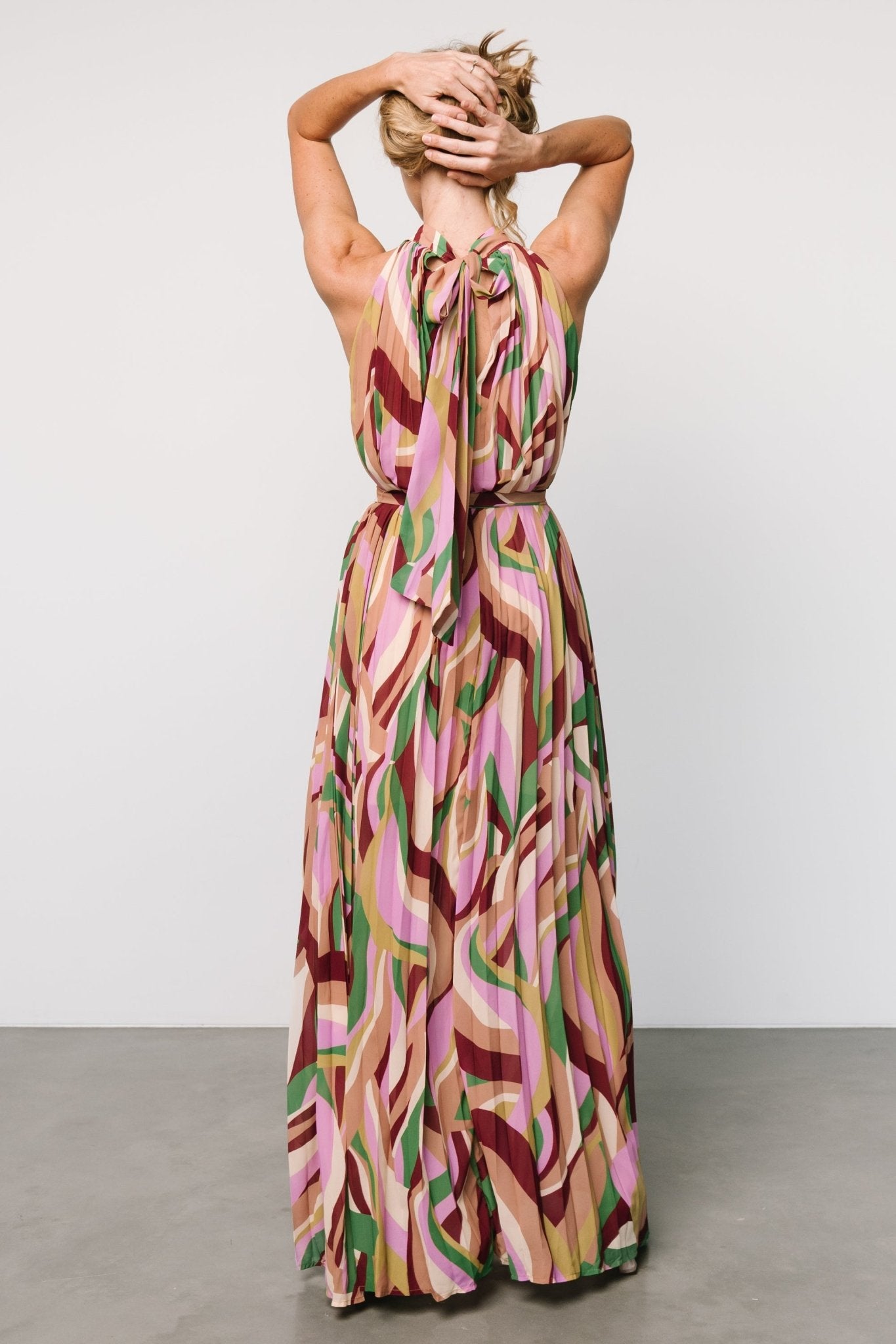 Rita Maxi Dress | Green Multi Print - Baltic Born