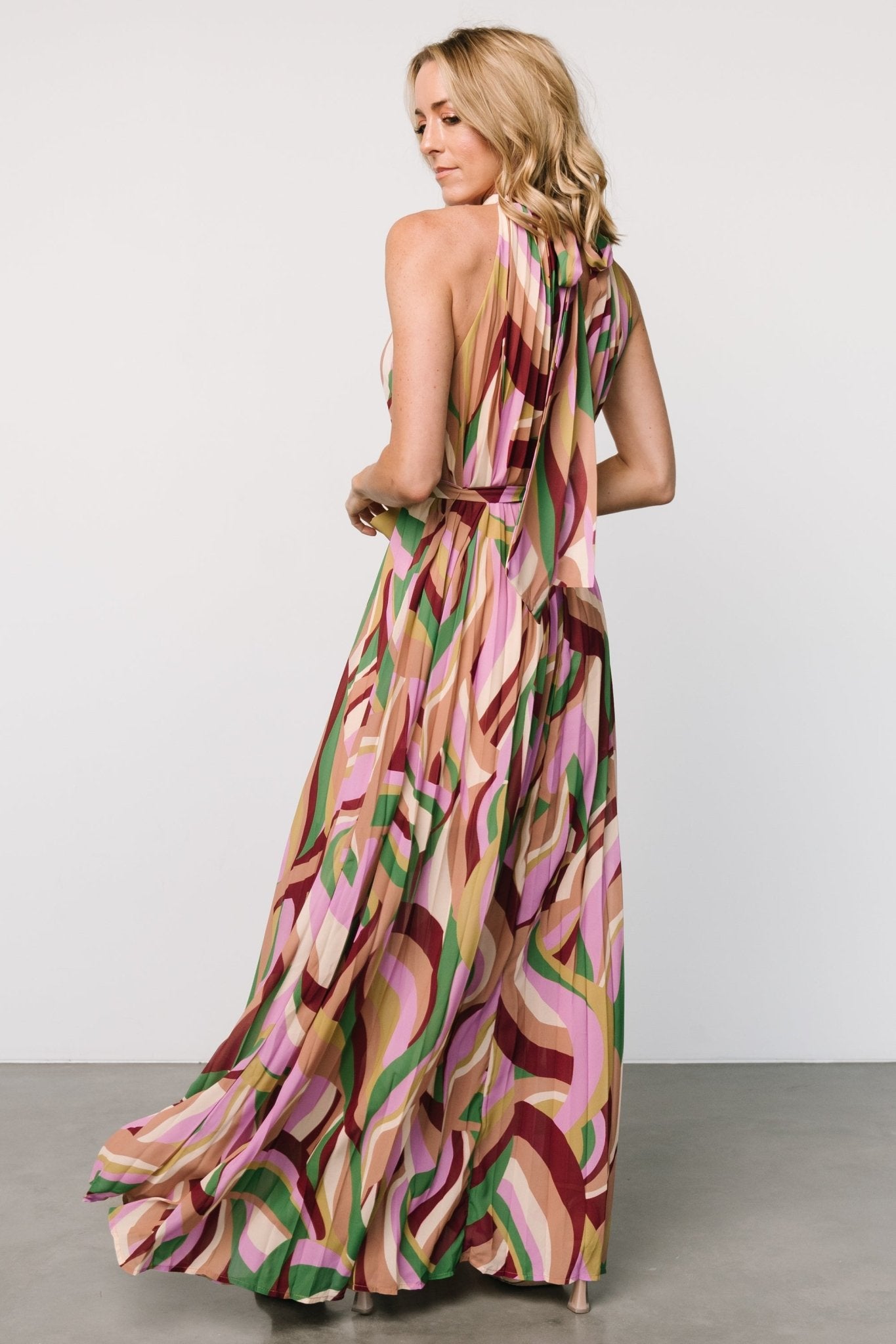 Rita Maxi Dress | Green Multi Print - Baltic Born