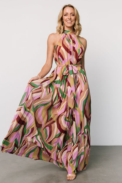 Rita Maxi Dress | Green Multi Print - Baltic Born