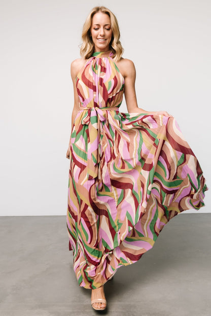 Rita Maxi Dress | Green Multi Print - Baltic Born