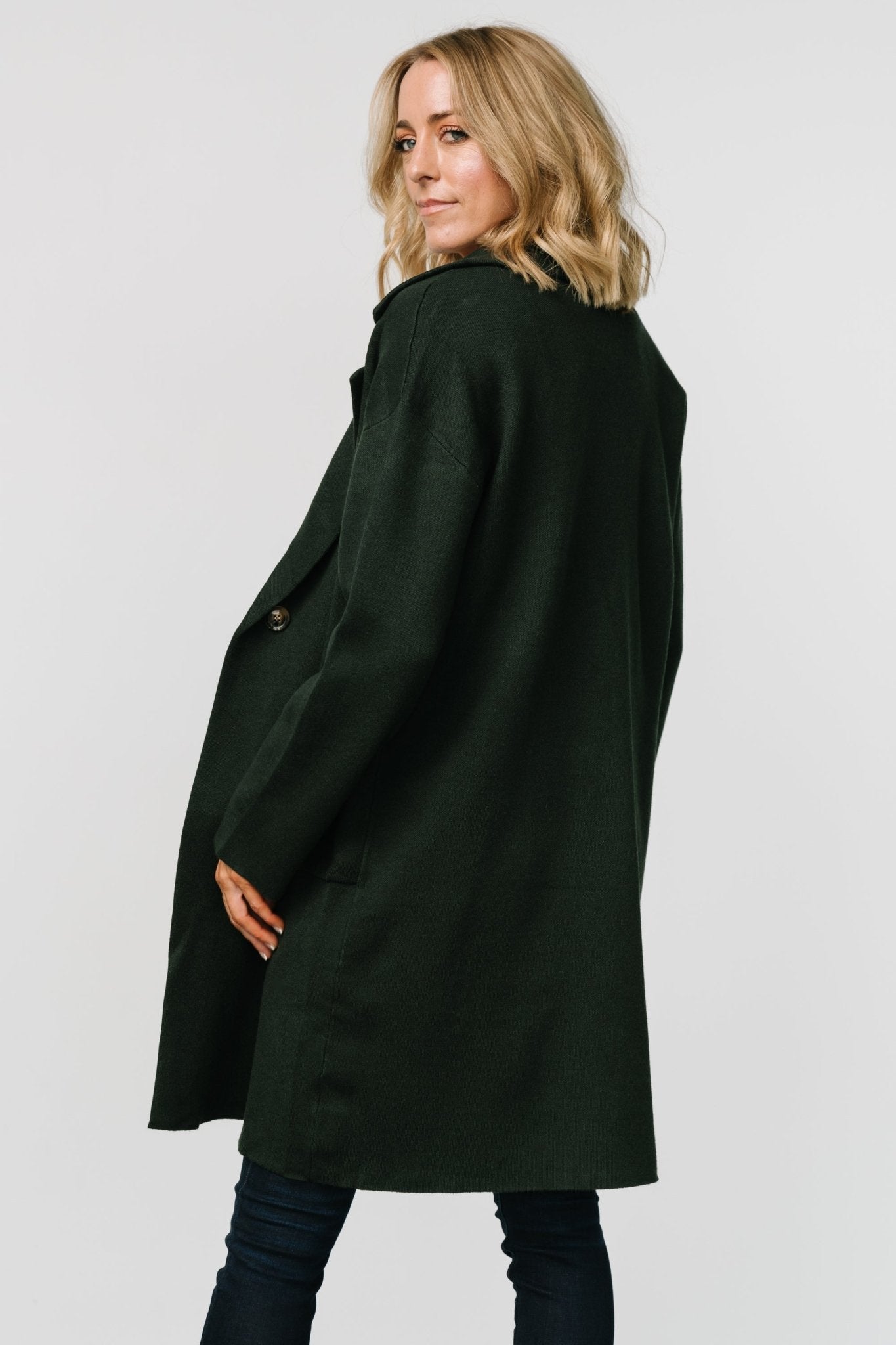 Roland Long Jacket | Dark Green - Baltic Born