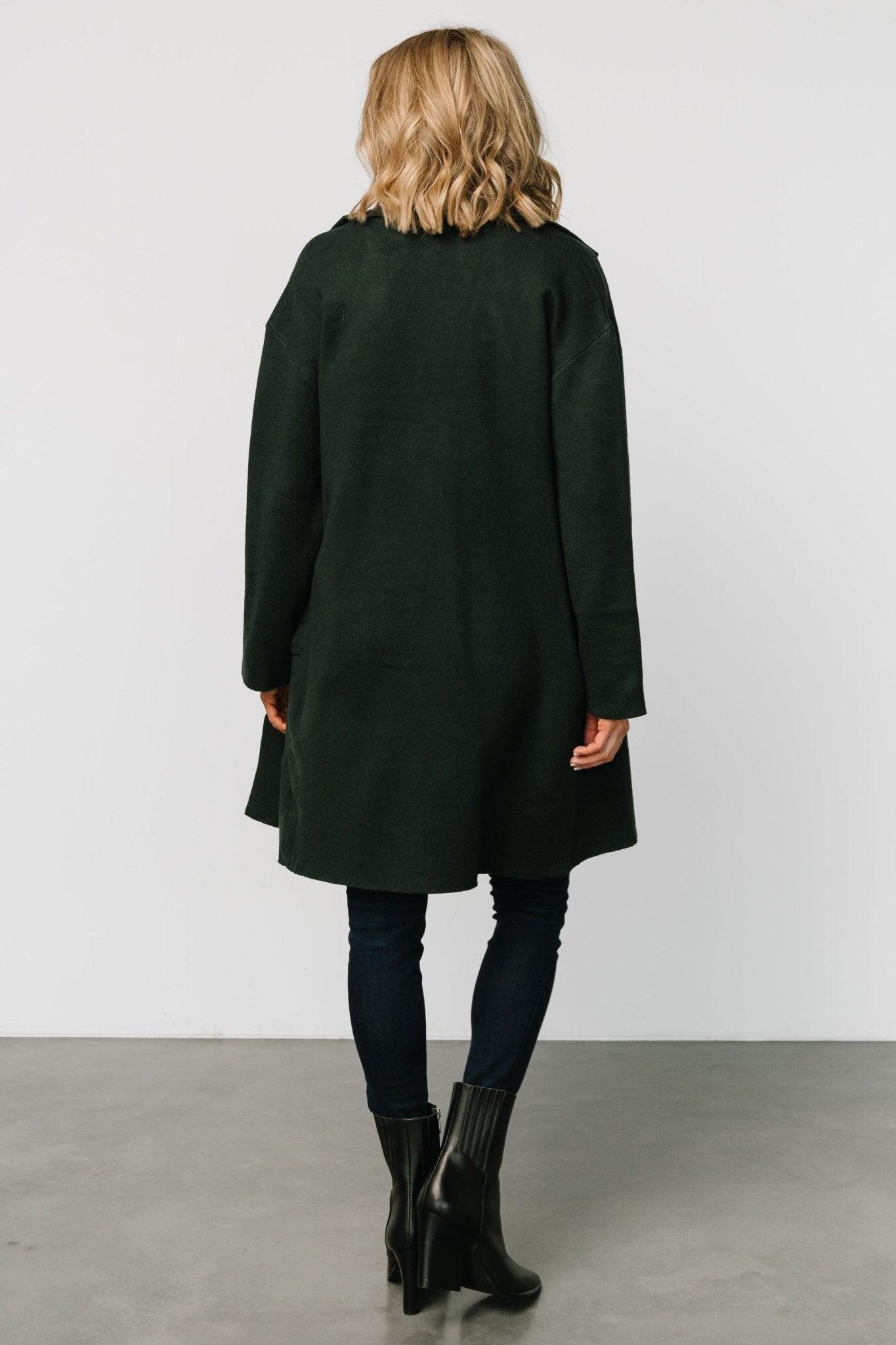 Roland Long Jacket | Dark Green - Baltic Born