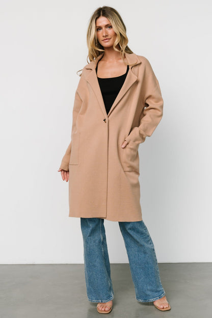 Roland Long Jacket | Light Camel - Baltic Born