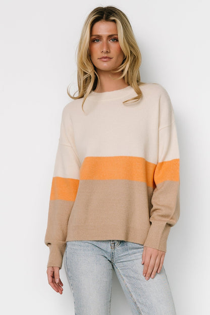 Rooney Sweater | Cream + Oatmeal - Baltic Born