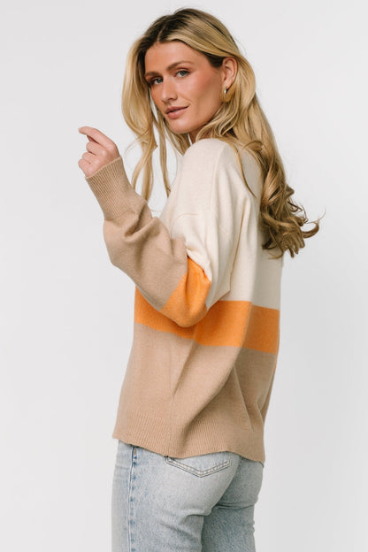 Rooney Sweater | Cream + Oatmeal - Baltic Born