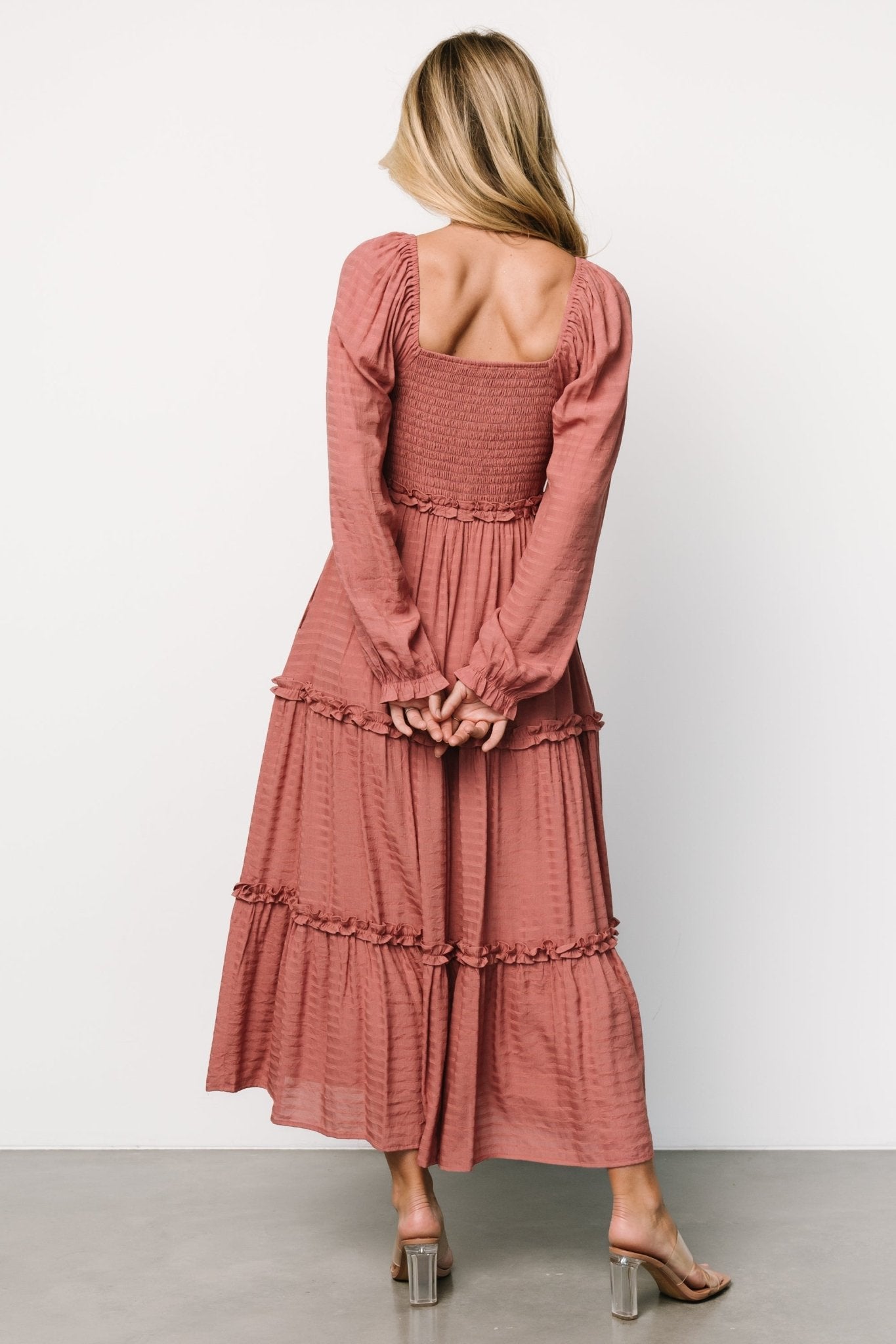 Rowan Tiered Dress | Vintage Rose - Baltic Born