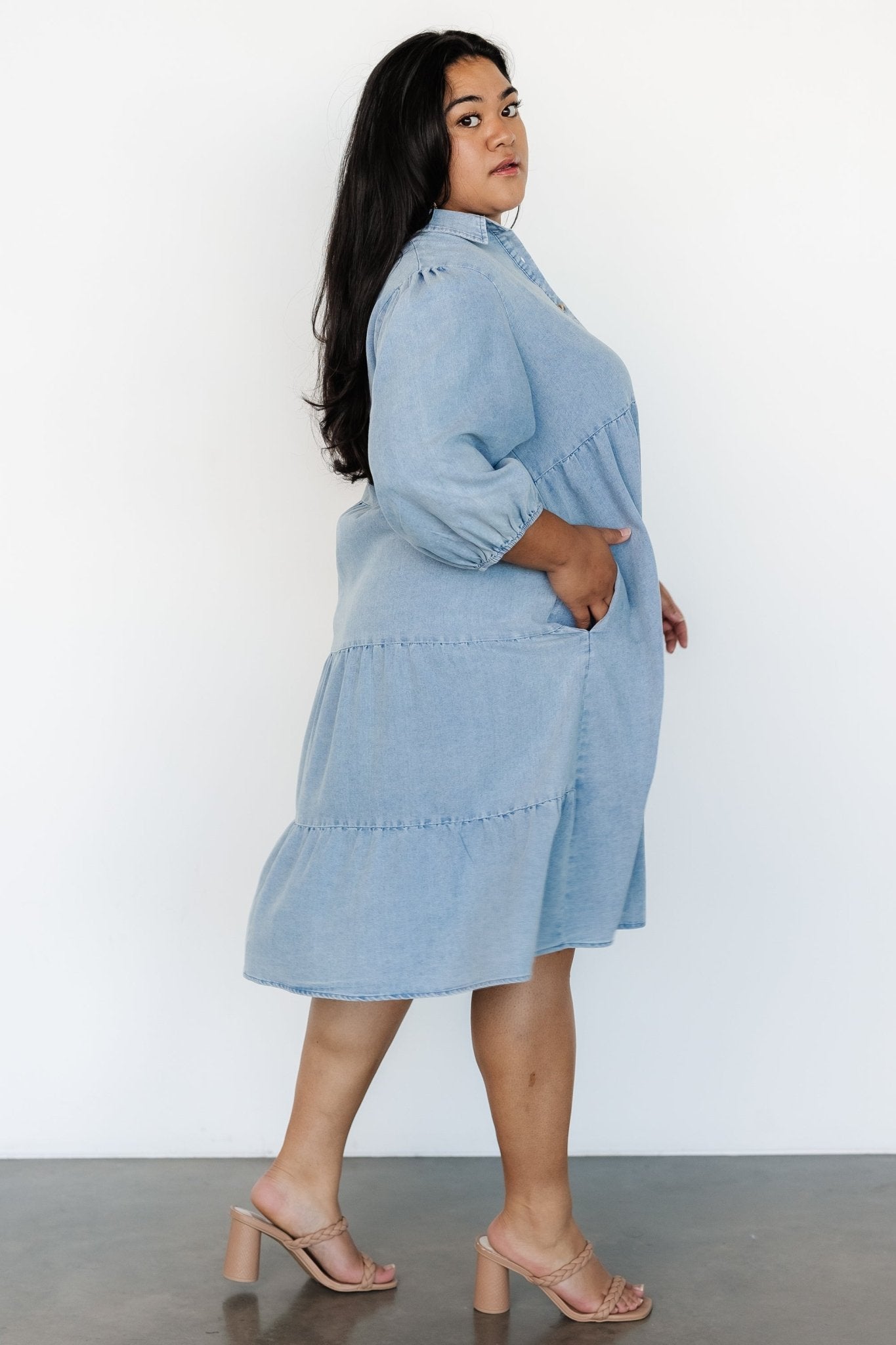Sari Babydoll Dress | Chambray – Baltic Born