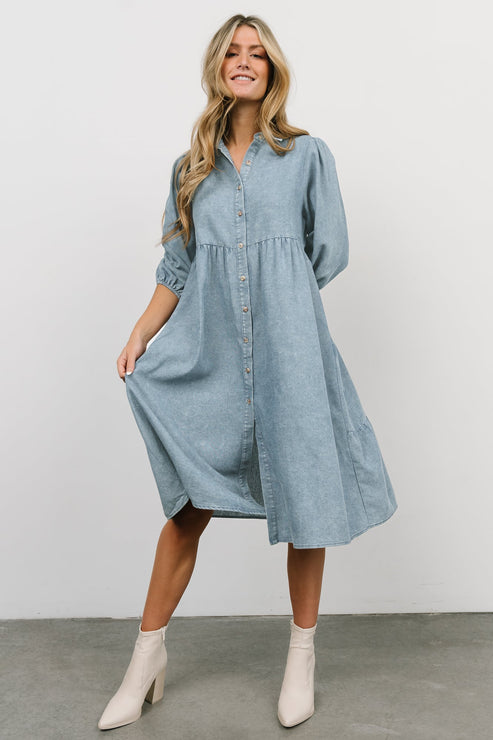 Sari Babydoll Dress | Chambray – Baltic Born