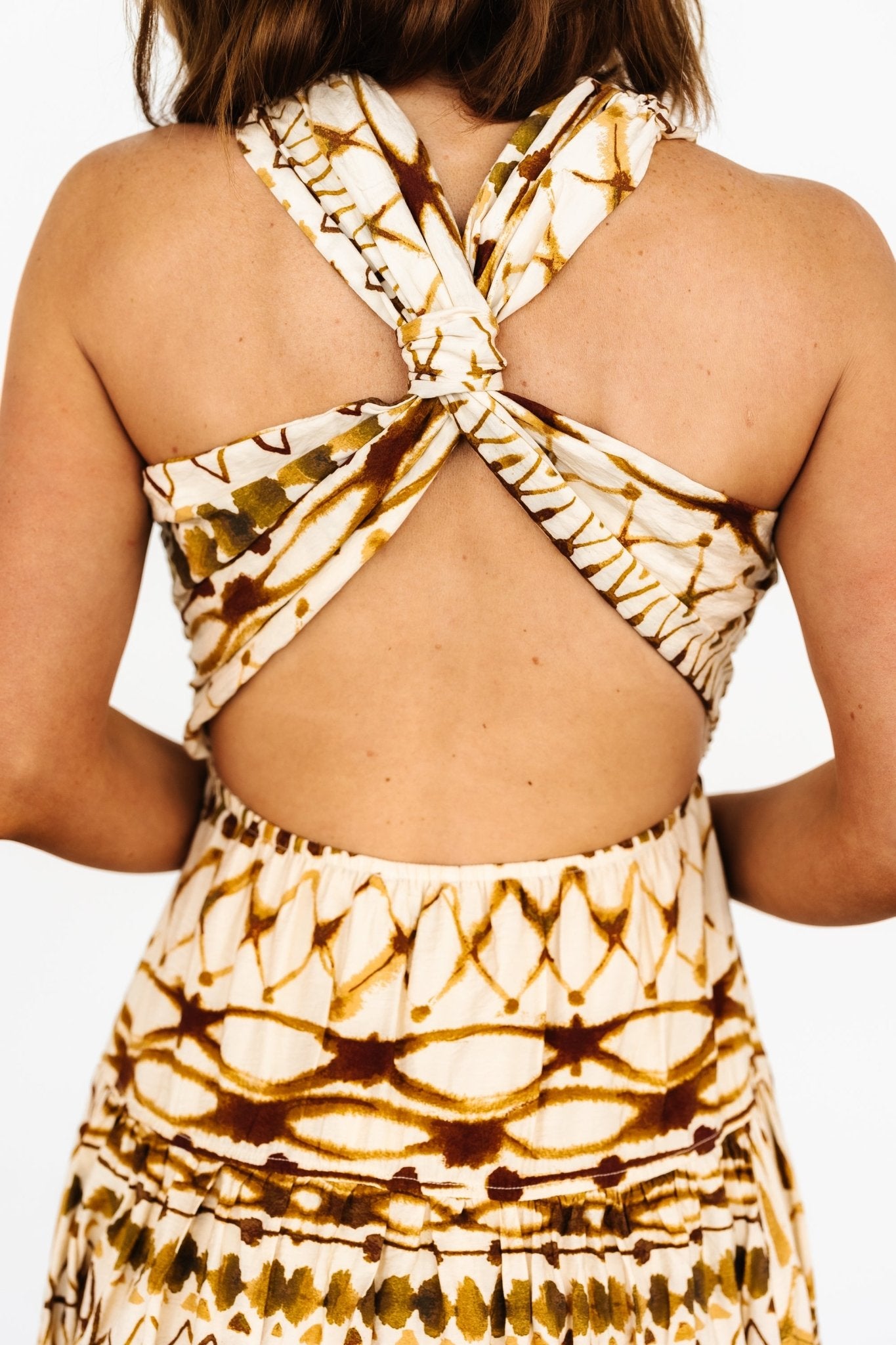DAPHNI OPEN-BACK DRESS