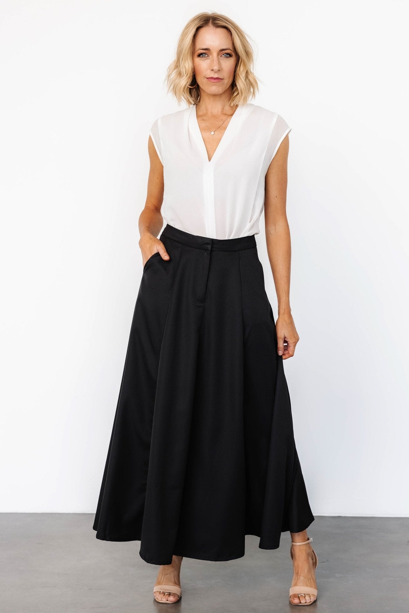 Shaylyn Maxi Skirt | Black - Baltic Born