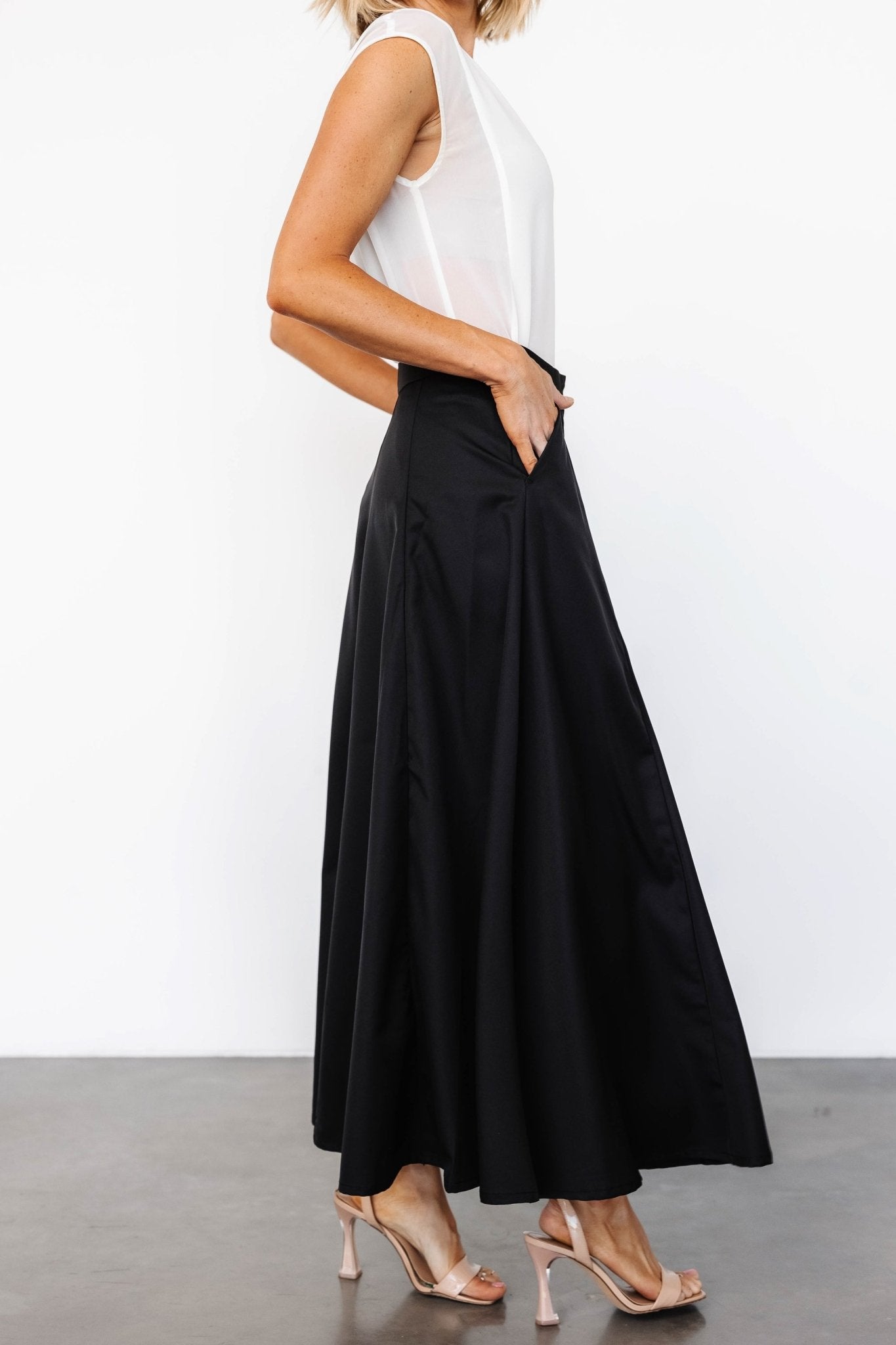 Shaylyn Maxi Skirt | Black - Baltic Born