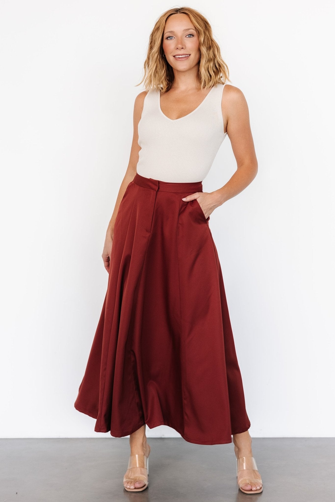 Shaylyn Maxi Skirt | Cinnamon - Baltic Born