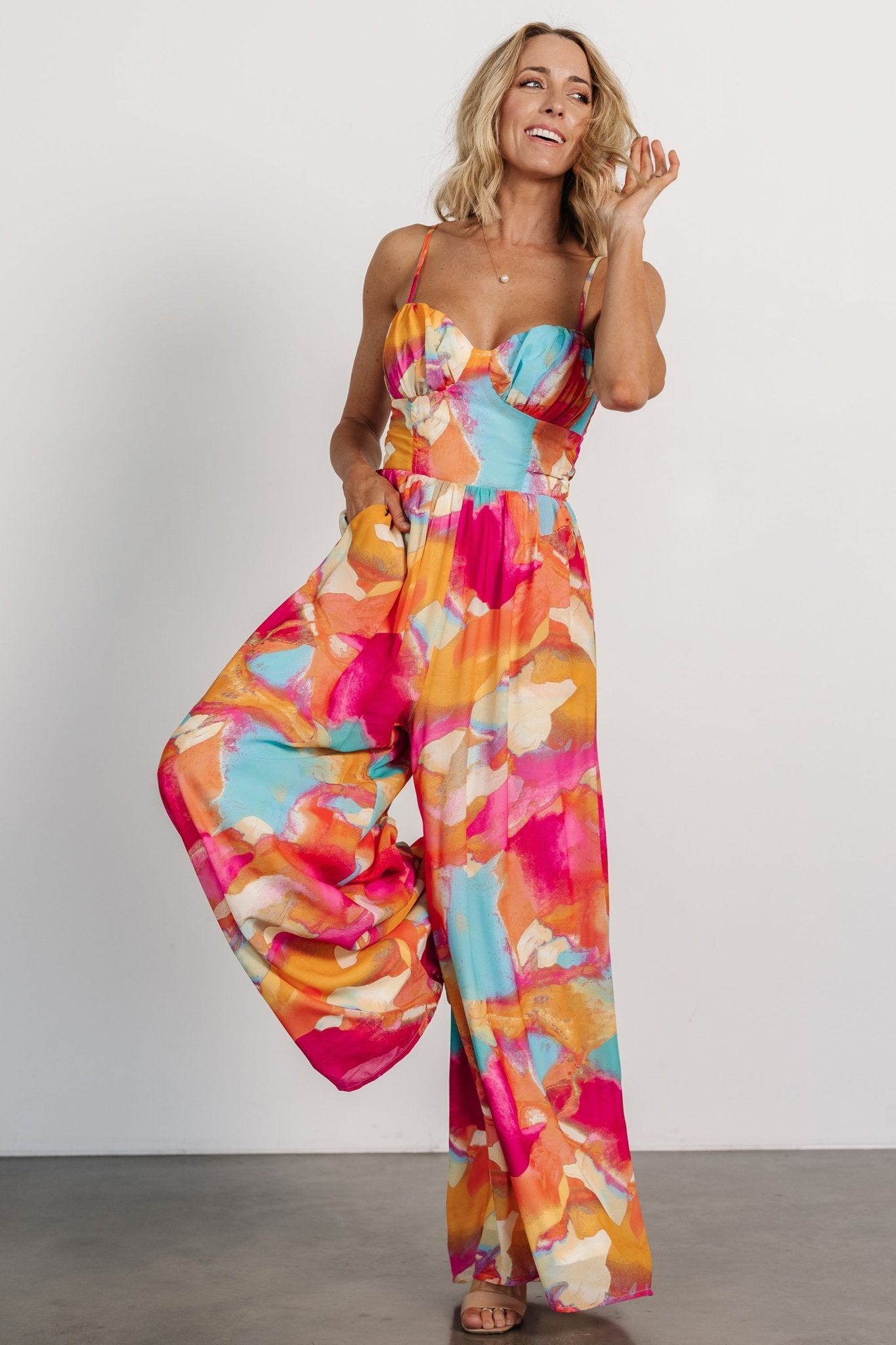 Shea Jumpsuit | Multi Print - Baltic Born